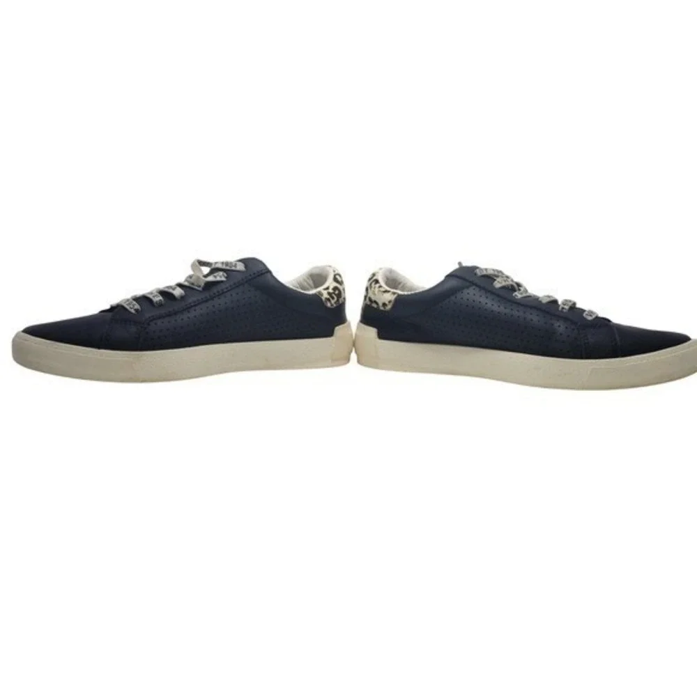 Vintage Havana‎ Gadol Sneakers Womens 7 Navy Gold Excellent Leopard Star Top
